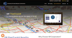 Desktop Screenshot of isrfleettrack.com