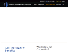 Tablet Screenshot of isrfleettrack.com